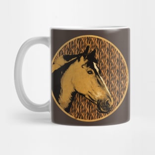 I Love Horses Sign Mug